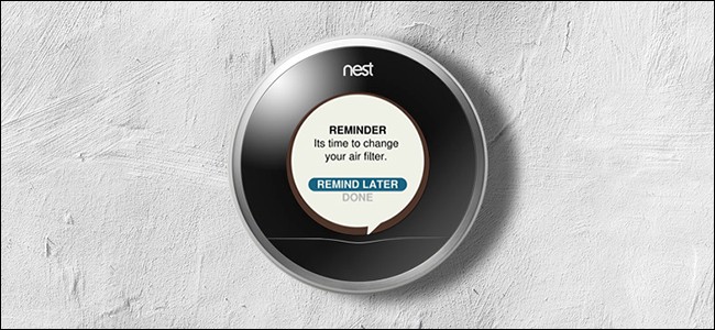 Nest Air Filter Reminder